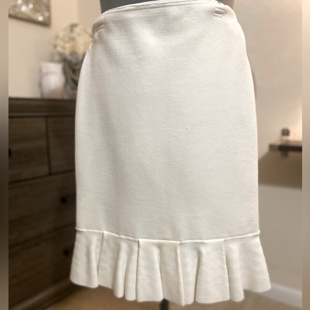 EXPRESS: BODY CONTOUR RUFFLE PENCIL SKIRT - Picture 1 of 4
